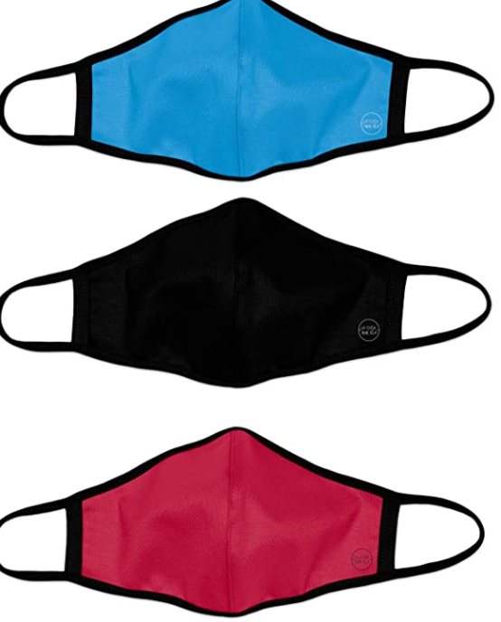 Pack Mascarillas de Tela Reutilizable Homologadas - Infantil Rojo/Negro/Azul