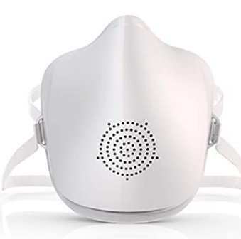 Máscaras Mini Inteligentes, Máscaras de energía, Anti-vaho, a Prueba de Polvo, Humo de Segunda Mano, los Niveles de Flujo de Aire Antialérgico Tres, disfrutan de respiración portátil Máscara Blanco-