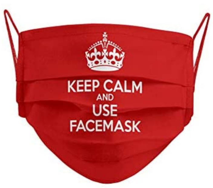 Cencibel Smart Casual Mascarilla Keep Calm and Carry On