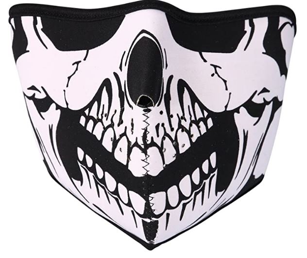 Jewelrywe La Máscara del pasamontañas Cara del cráneo del Fantasma máscara Completa Cosplay Bufanda Estilo