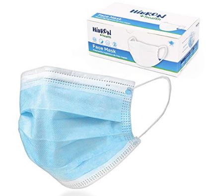 Hibron Mascarillas faciales Deshechable, pack con 50 unidades
